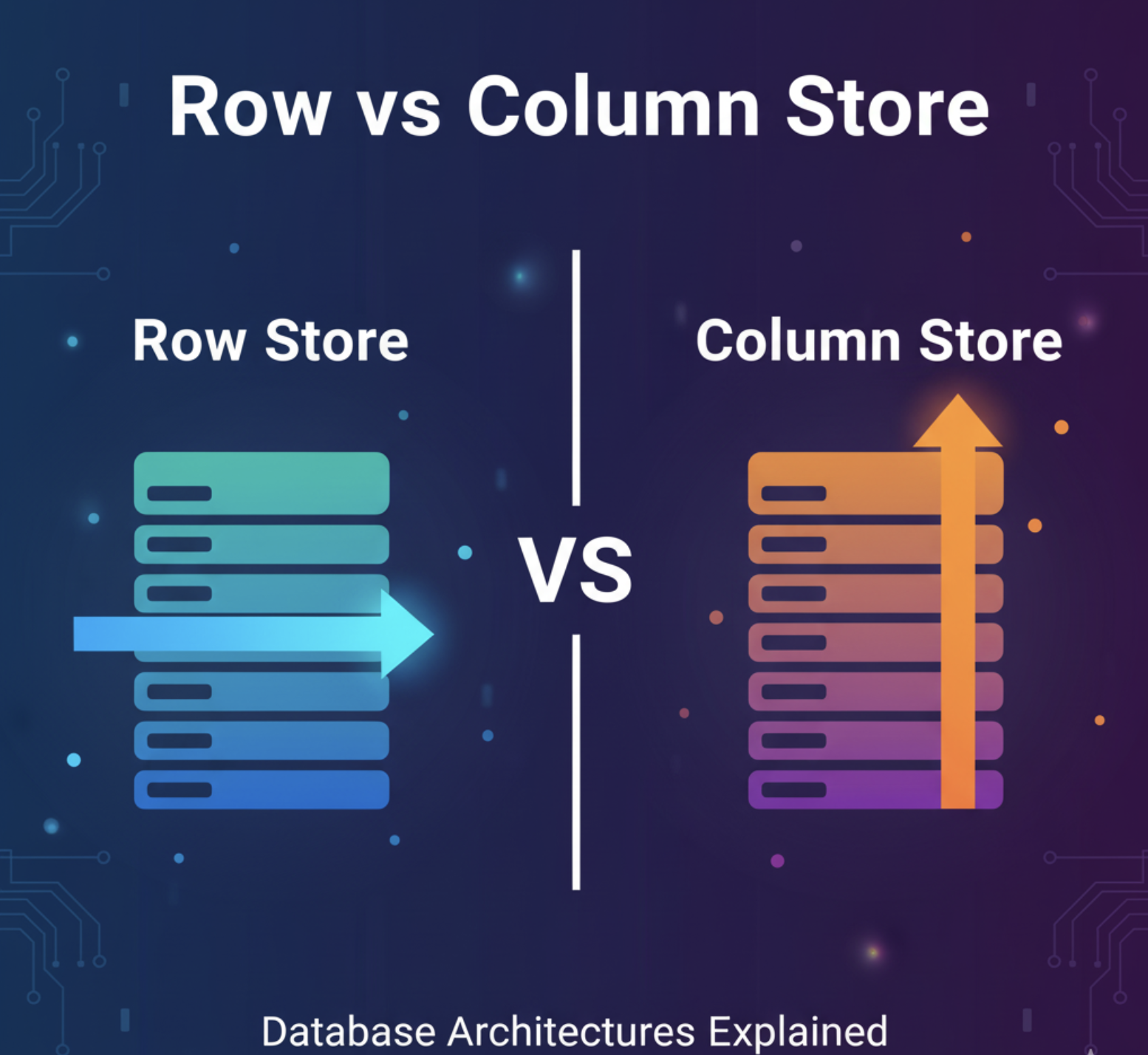 Row vs Column Store Explained
