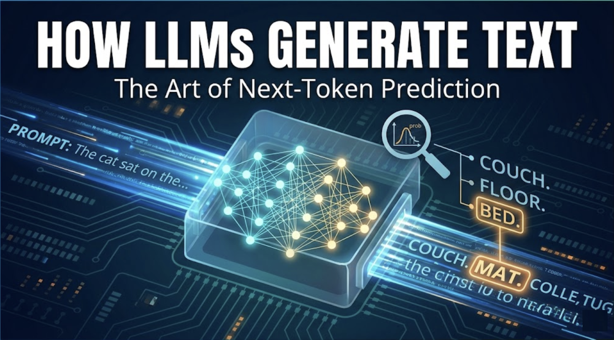 How Does an LLM Generate Text?