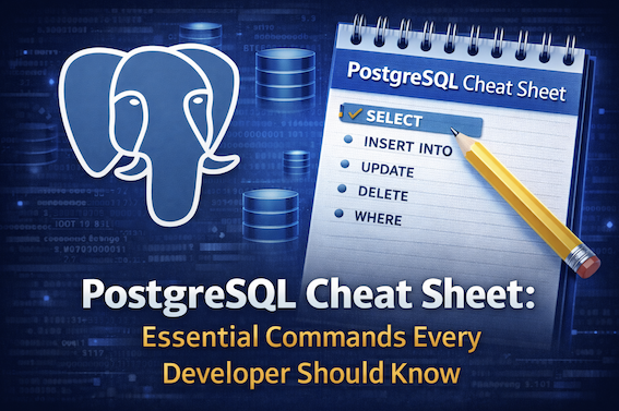 PostgreSQL Cheat Sheet: 100+ Commands with Real Examples