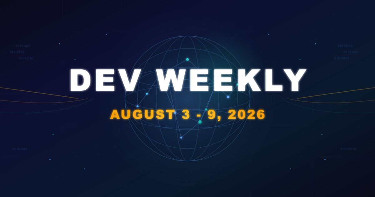 Dev Weekly Aug 3-9, 2026: Meta Ships Muse Code, GPT-5.6 Luna Becomes the Free ChatGPT Default, Qwen 3.8-Max Goes GA, Next.js 16.3, and a Black Hat GitHub-Issue RCE in Claude Code, Gemini CLI, and Codex