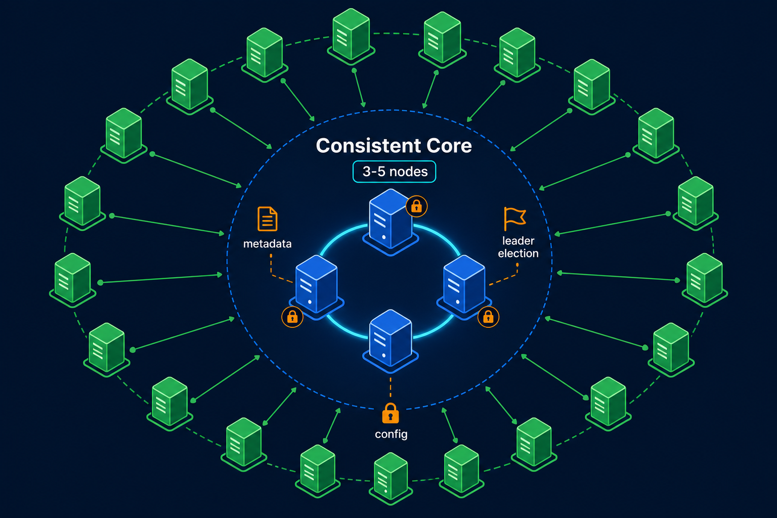 Consistent Core Pattern in Distributed Systems