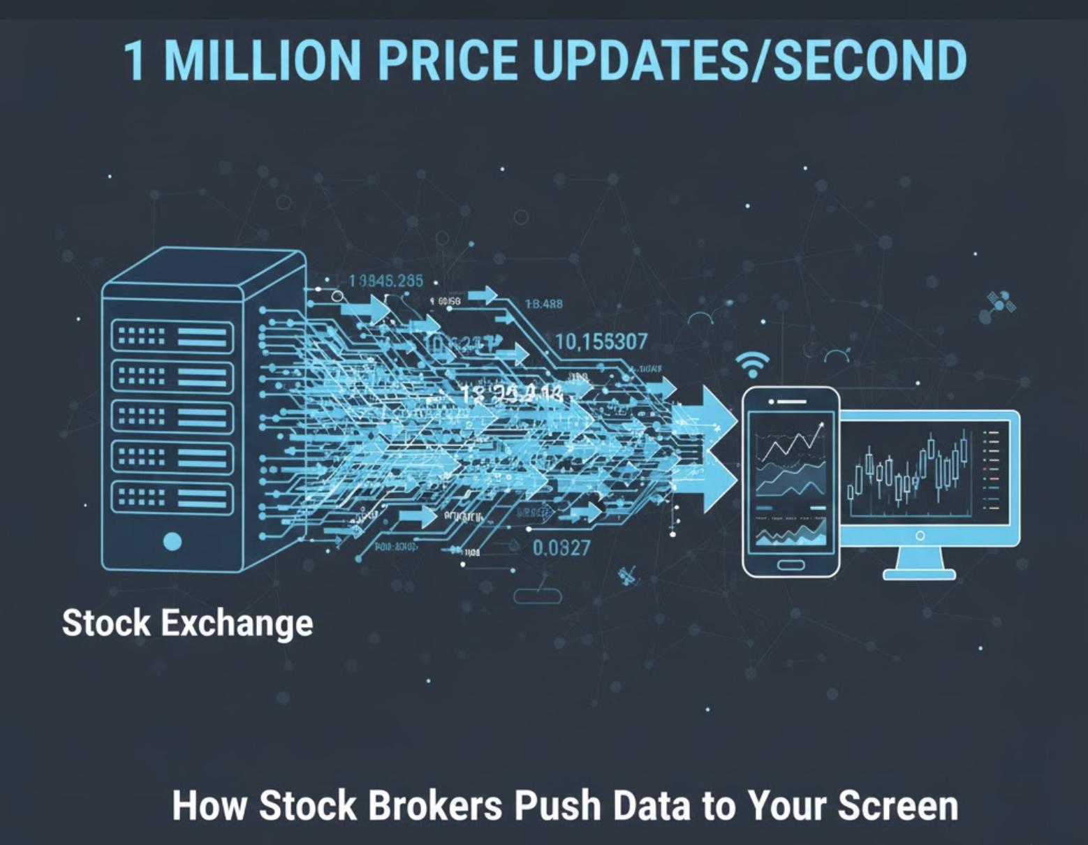 How Stock Brokers Push 1 Million Price Updates Per Second to Your Screen